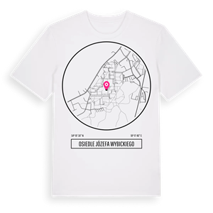 Osiedle Józefa Wybickiego t-shirt – ekologisk bomull t-shirt från Pinshirt