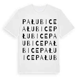 Pałubice ordlek t-shirt – ekologisk bomull t-shirt från Pinshirt