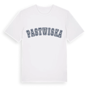 Pastwiska college t-shirt – ekologisk bomull t-shirt från Pinshirt