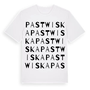 Pastwiska ordlek t-shirt – ekologisk bomull t-shirt från Pinshirt