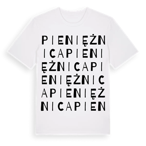 Pieniężnica ordlek t-shirt – ekologisk bomull t-shirt från Pinshirt