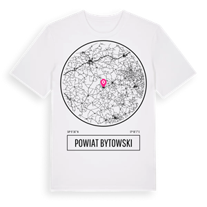 powiat bytowski t-shirt – ekologisk bomull t-shirt från Pinshirt