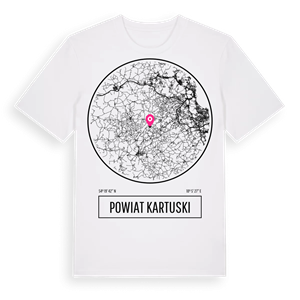 powiat kartuski t-shirt – ekologisk bomull t-shirt från Pinshirt