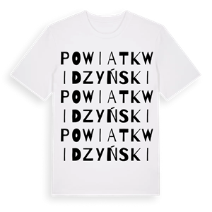 powiat kwidzyński ordlek t-shirt – ekologisk bomull t-shirt från Pinshirt