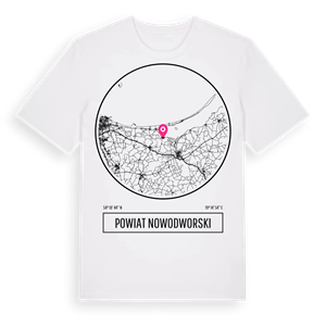 powiat nowodworski t-shirt – ekologisk bomull t-shirt från Pinshirt