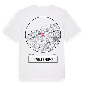 powiat słupski t-shirt – ekologisk bomull t-shirt från Pinshirt