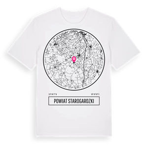 powiat starogardzki t-shirt – ekologisk bomull t-shirt från Pinshirt