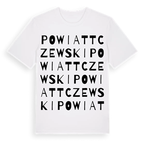 powiat tczewski ordlek t-shirt – ekologisk bomull t-shirt från Pinshirt