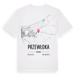Przewłoka karta t-shirt – ekologisk bomull t-shirt från Pinshirt