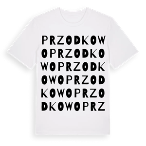 Przodkowo ordlek t-shirt – ekologisk bomull t-shirt från Pinshirt