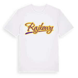 Rajkowy baseball t-shirt – ekologisk bomull t-shirt från Pinshirt