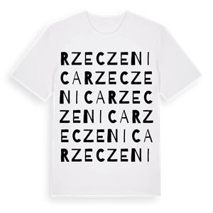 Rzeczenica ordlek t-shirt – ekologisk bomull t-shirt från Pinshirt
