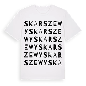 Skarszewy ordlek t-shirt – ekologisk bomull t-shirt från Pinshirt