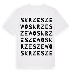 Skrzeszewo ordlek t-shirt – ekologisk bomull t-shirt från Pinshirt