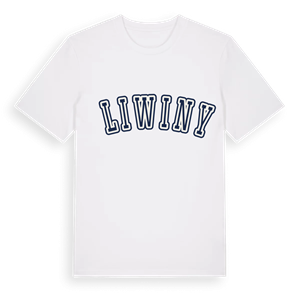 Śliwiny college t-shirt – ekologisk bomull t-shirt från Pinshirt