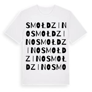 Smołdzino ordlek t-shirt – ekologisk bomull t-shirt från Pinshirt