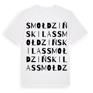 Smołdziński Las ordlek t-shirt – ekologisk bomull t-shirt från Pinshirt