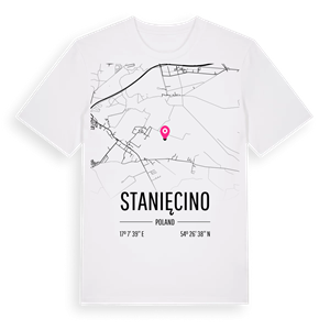 Stanięcino karta t-shirt – ekologisk bomull t-shirt från Pinshirt