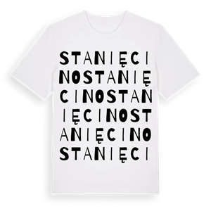 Stanięcino ordlek t-shirt – ekologisk bomull t-shirt från Pinshirt