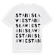 Stanisławie ordlek t-shirt