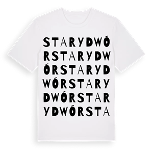 Stary Dwór ordlek t-shirt – ekologisk bomull t-shirt från Pinshirt