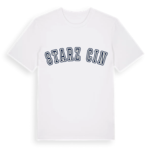 Starzęcin college t-shirt – ekologisk bomull t-shirt från Pinshirt