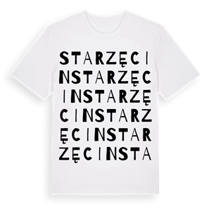 Starzęcin ordlek t-shirt – ekologisk bomull t-shirt från Pinshirt