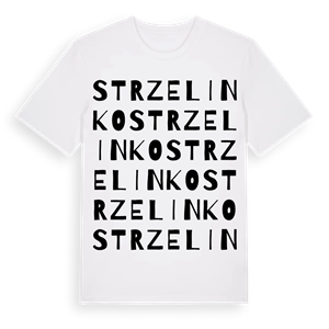 Strzelinko ordlek t-shirt – ekologisk bomull t-shirt från Pinshirt
