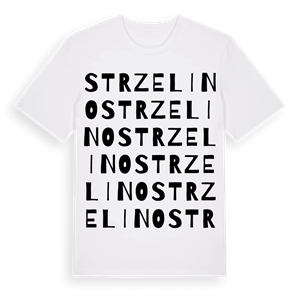 Strzelino ordlek t-shirt – ekologisk bomull t-shirt från Pinshirt