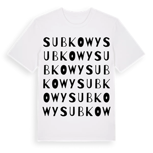 Subkowy ordlek t-shirt – ekologisk bomull t-shirt från Pinshirt