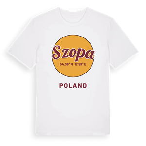 Szopa cirkel t-shirt – ekologisk bomull t-shirt från Pinshirt