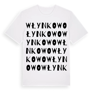 Włynkowo ordlek t-shirt – ekologisk bomull t-shirt från Pinshirt