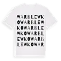 Warblewko ordlek t-shirt