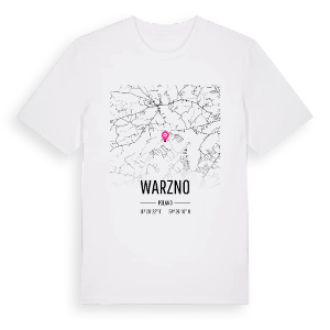 Warzno karta t-shirt – ekologisk bomull t-shirt från Pinshirt