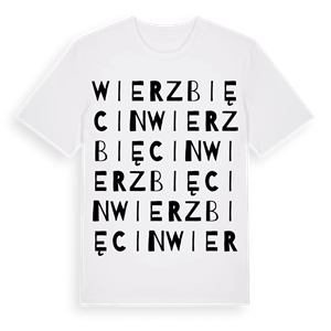 Wierzbięcin ordlek t-shirt – ekologisk bomull t-shirt från Pinshirt