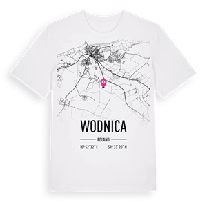 Wodnica karta t-shirt – ekologisk bomull t-shirt från Pinshirt