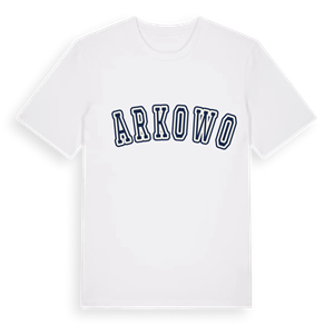 Żarkowo college t-shirt – ekologisk bomull t-shirt från Pinshirt