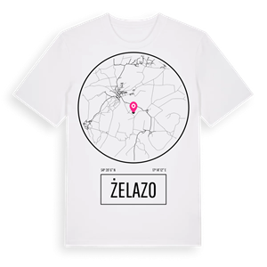 Żelazo t-shirt – ekologisk bomull t-shirt från Pinshirt