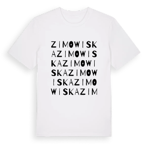 Zimowiska ordlek t-shirt – ekologisk bomull t-shirt från Pinshirt
