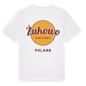 Żukowo cirkel t-shirt – ekologisk bomull t-shirt från Pinshirt