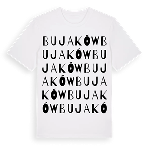 Bujaków ordlek t-shirt – ekologisk bomull t-shirt från Pinshirt
