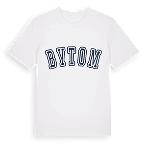 Bytom college t-shirt – ekologisk bomull t-shirt från Pinshirt