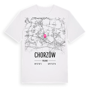 Chorzów karta t-shirt – ekologisk bomull t-shirt från Pinshirt