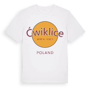 Ćwiklice cirkel t-shirt – ekologisk bomull t-shirt från Pinshirt