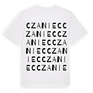 Czaniec ordlek t-shirt – ekologisk bomull t-shirt från Pinshirt