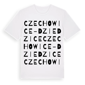Czechowice-Dziedzice ordlek t-shirt – ekologisk bomull t-shirt från Pinshirt