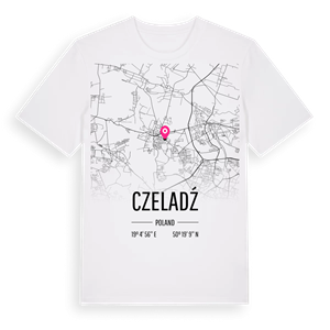 Czeladź karta t-shirt – ekologisk bomull t-shirt från Pinshirt