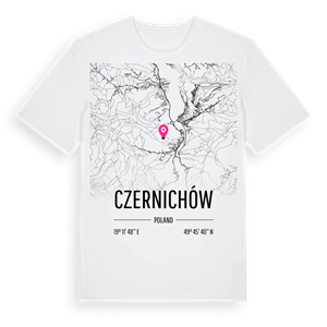 Czernichów karta t-shirt – ekologisk bomull t-shirt från Pinshirt