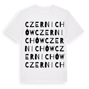 Czernichów ordlek t-shirt – ekologisk bomull t-shirt från Pinshirt