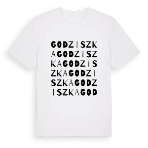 Godziszka ordlek t-shirt – ekologisk bomull t-shirt från Pinshirt
